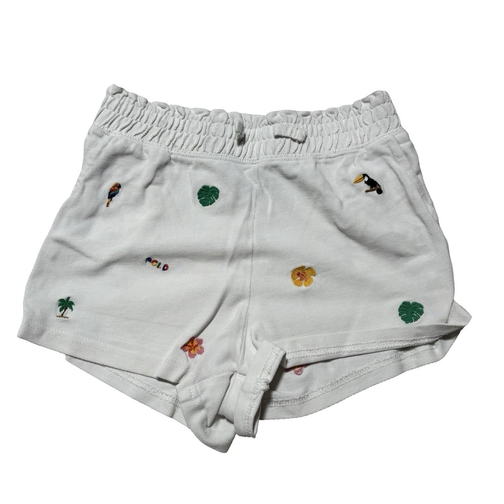 Polo Ralph Lauren Little Kids Tropical Embroidery Shorts‎ Size Small 22 x 2.5